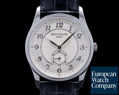 patek philippe calatrava platinum mens watch 5196p|Patek Philippe Calatrava Platinum 5196P TIFFANY Silver Dial..